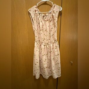 LC Lauren Conrad Pale Pink/Blush Floral Dress